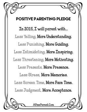 Positive Parenting Pledge