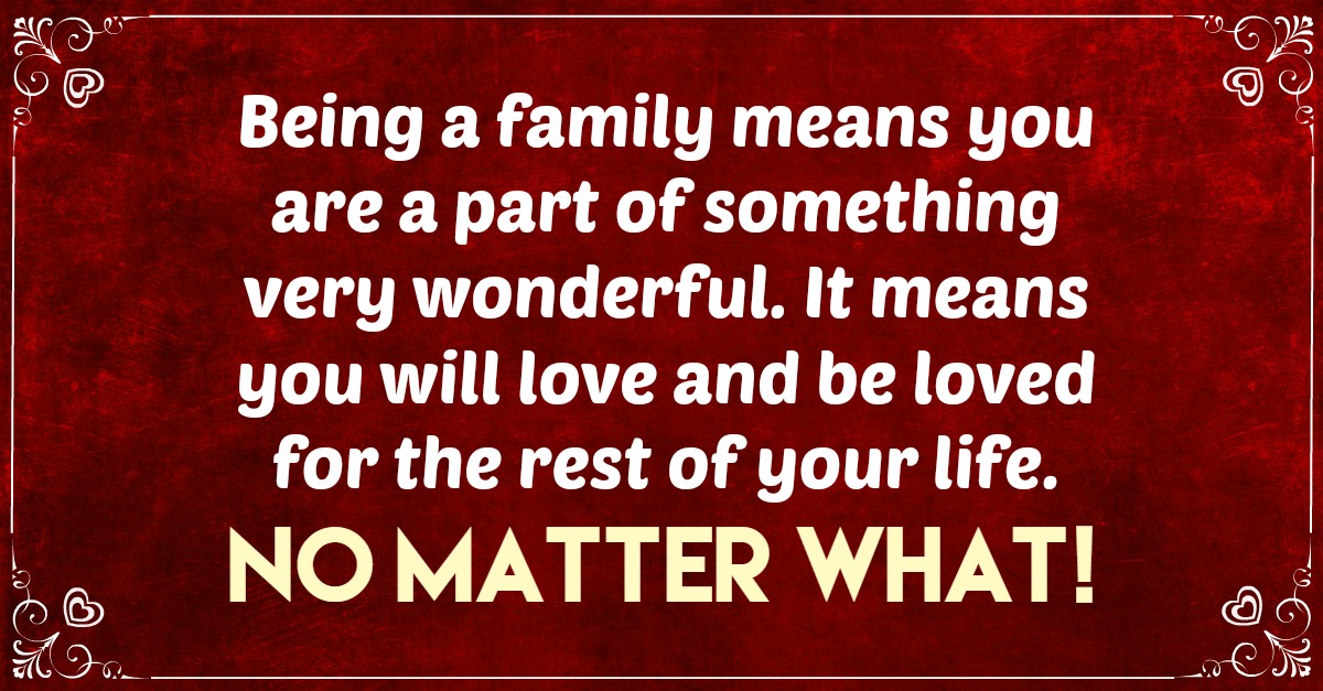 Feb09 2015 quote being a family means you are a part of something featured