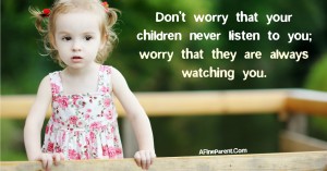 Non-Verbal Communication Skills - Featured Poster - quote_dont_worry_that_children_never_listen_to_you