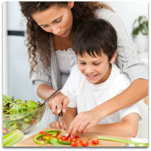 Eating Healthier - Get Kids Involved in the Prep
