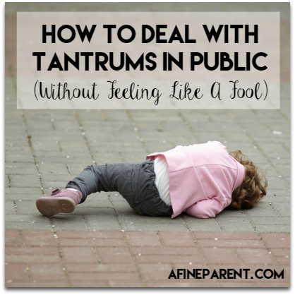 How to Deal with Tantrums - Main Image