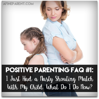 Positive Parenting FAQ #1: Shouting Match Main Poster