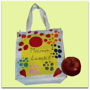 back to school anxiety article - lunch bag