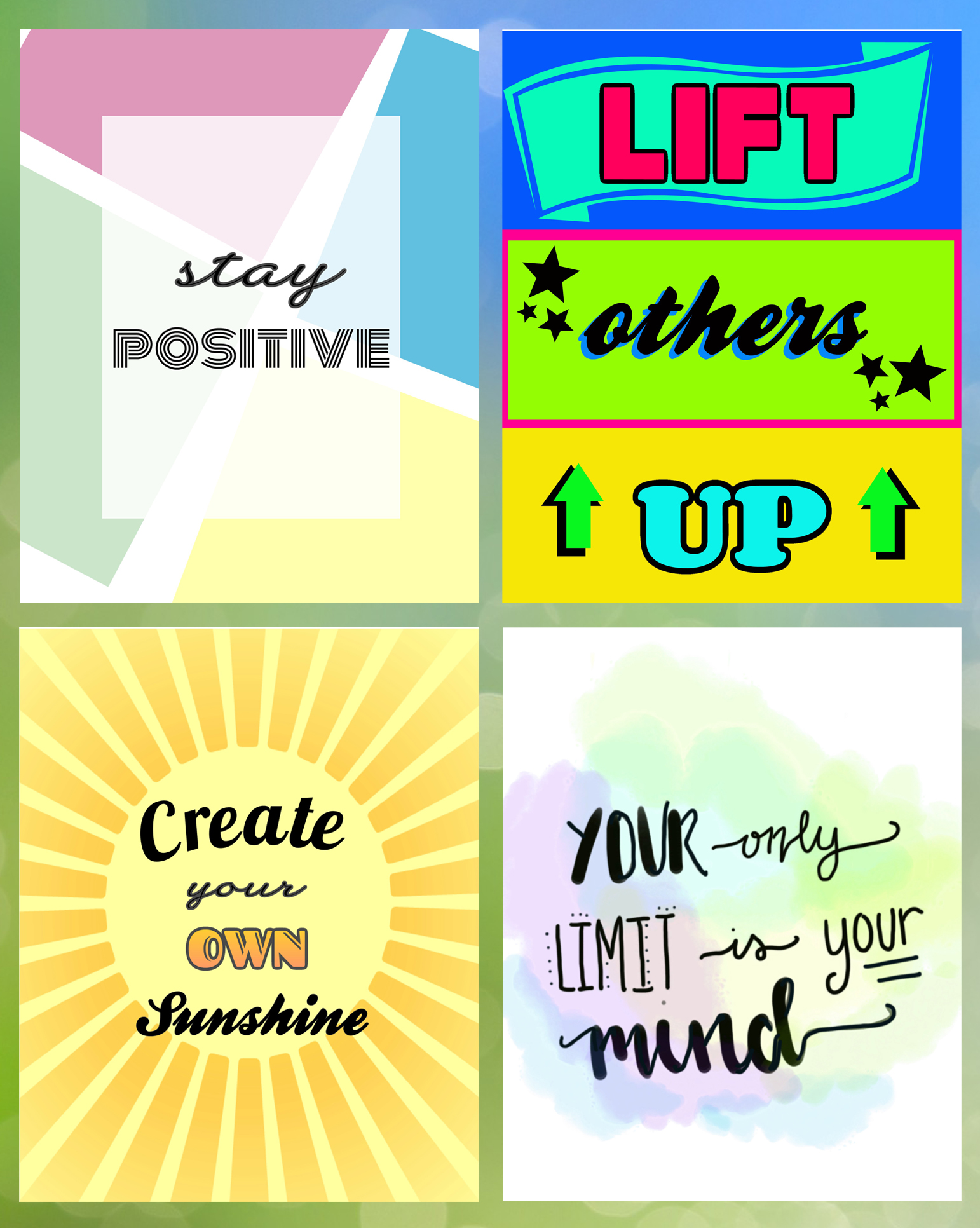 positive posters