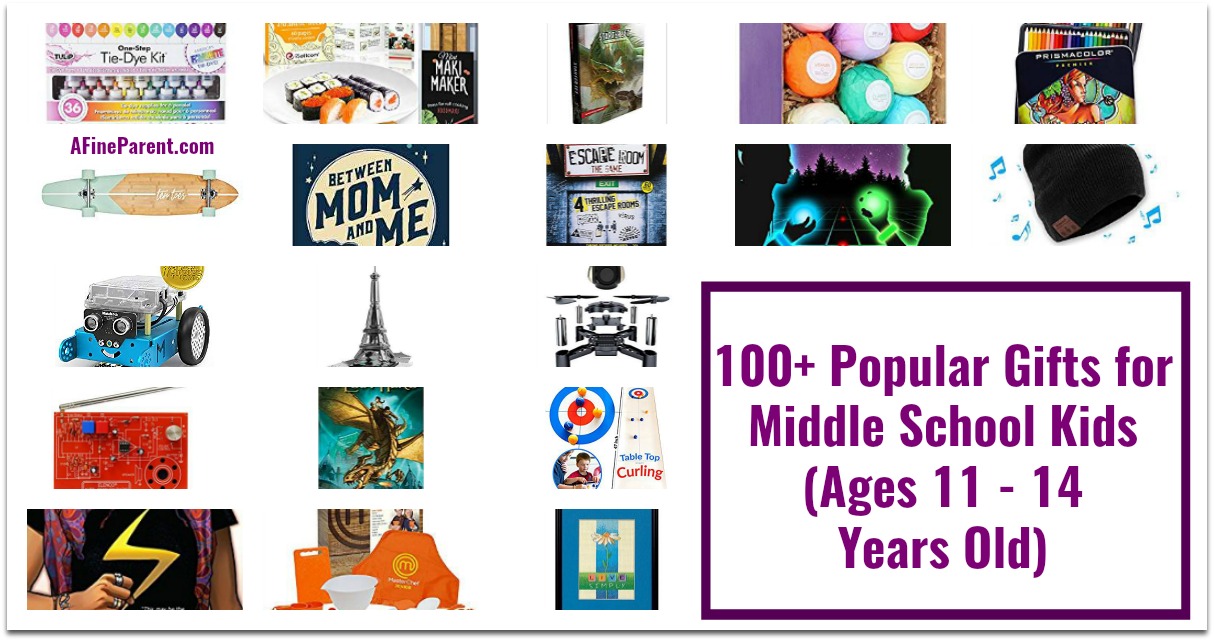 100+ Popular Gifts for Middle School Kids (Ages 11 - 14 Years Old