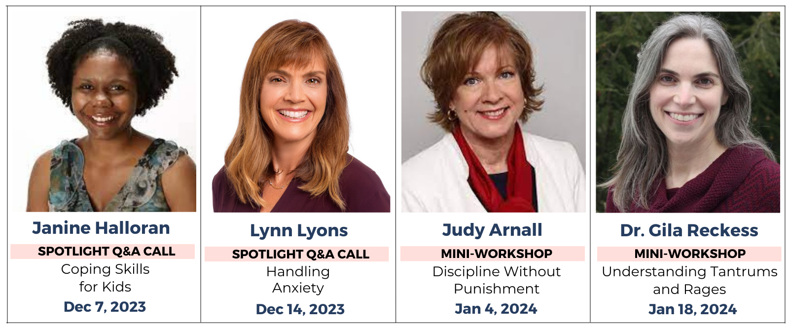 AFineParent Academy Dec 2023 - Jan 2024 Calls